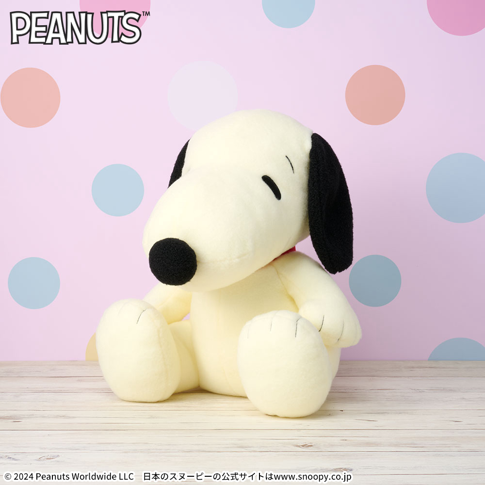 SNOOPY(TM)　スーパーラージぬいぐるみ　もこふわ