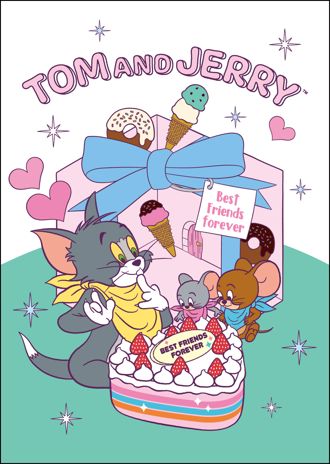 トムとジェリー(PARTY TIME) パタパタメモ　表紙イラスト