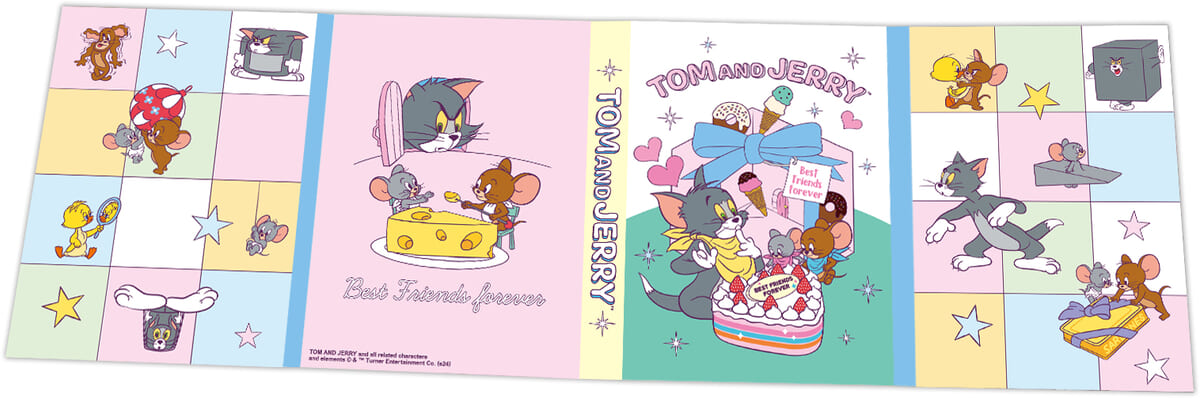 トムとジェリー(PARTY TIME) パタパタメモ　展開図