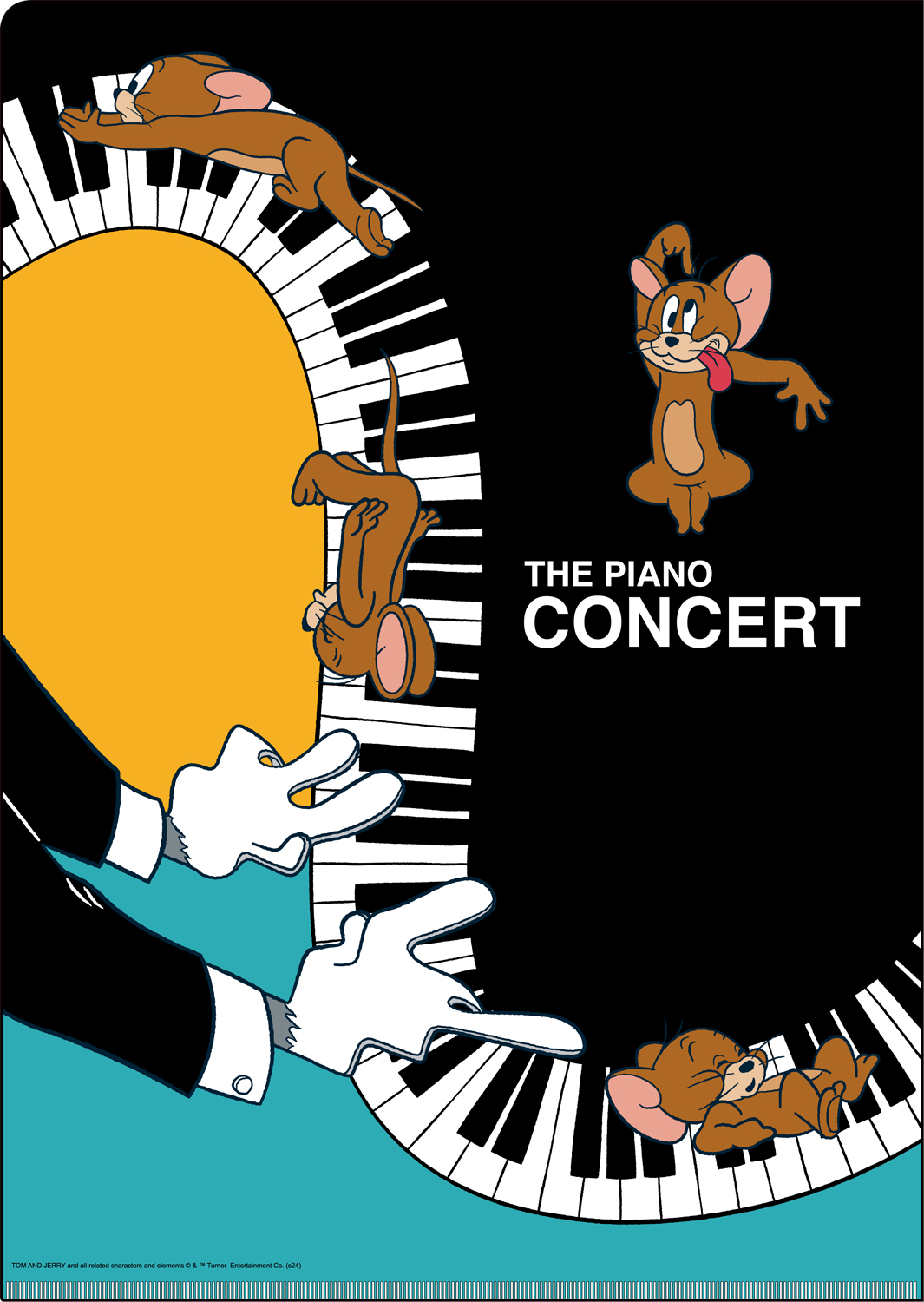 トムとジェリー(PIANO CONCERT) ダイカットクリアファイル　裏
