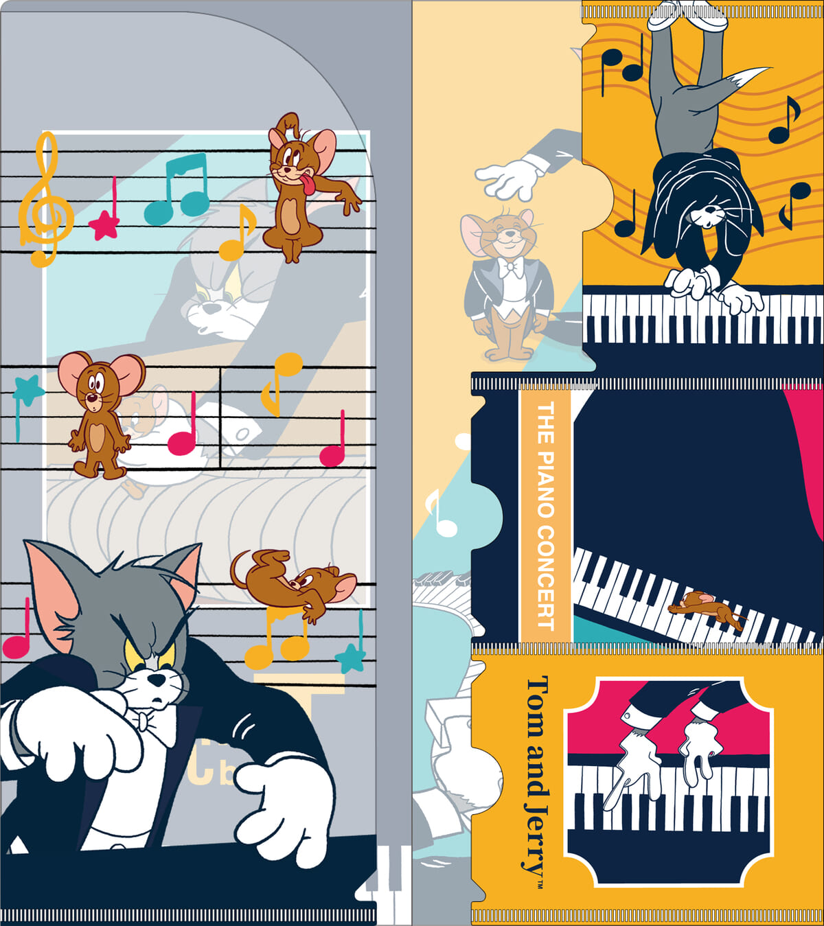 トムとジェリー(PIANO CONCERT) チケットホルダー　展開