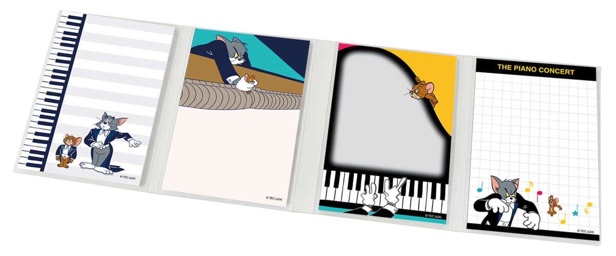 トムとジェリー(PIANO CONCERT) パタパタメモ　メモ4柄