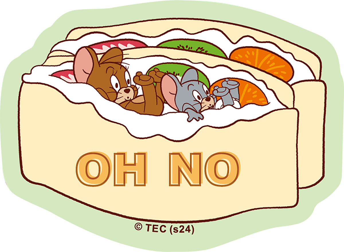 トムとジェリー(EAT,EAT,EAT) マットステッカーセット　3