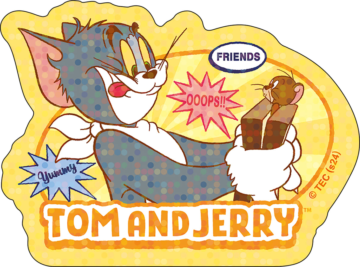 トムとジェリー(COLORFUL FRIENDS) ホログラムステッカーセットB　2