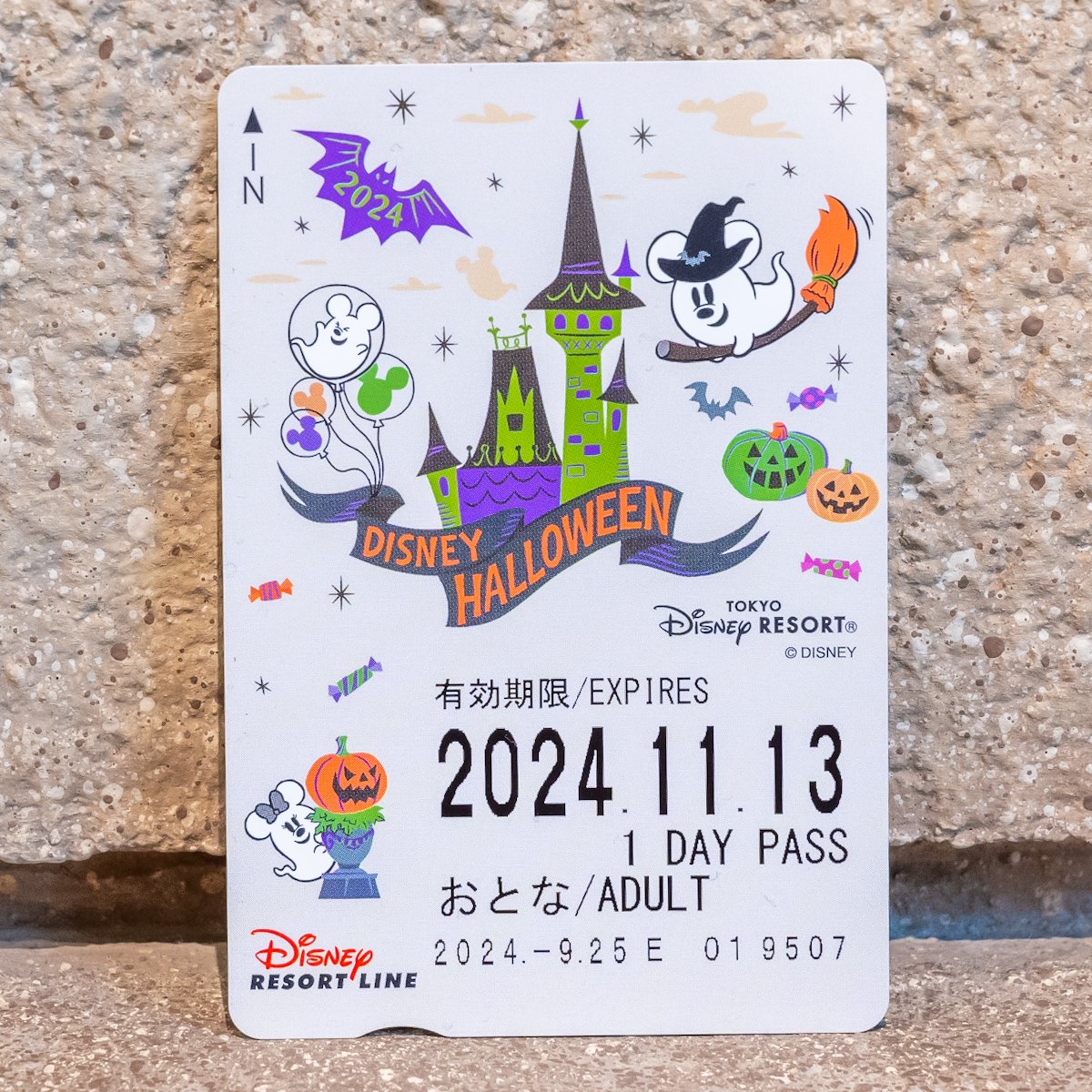 ディズニーリゾートライン“ディズニー・ハロウィーン2024”フリーきっぷ3