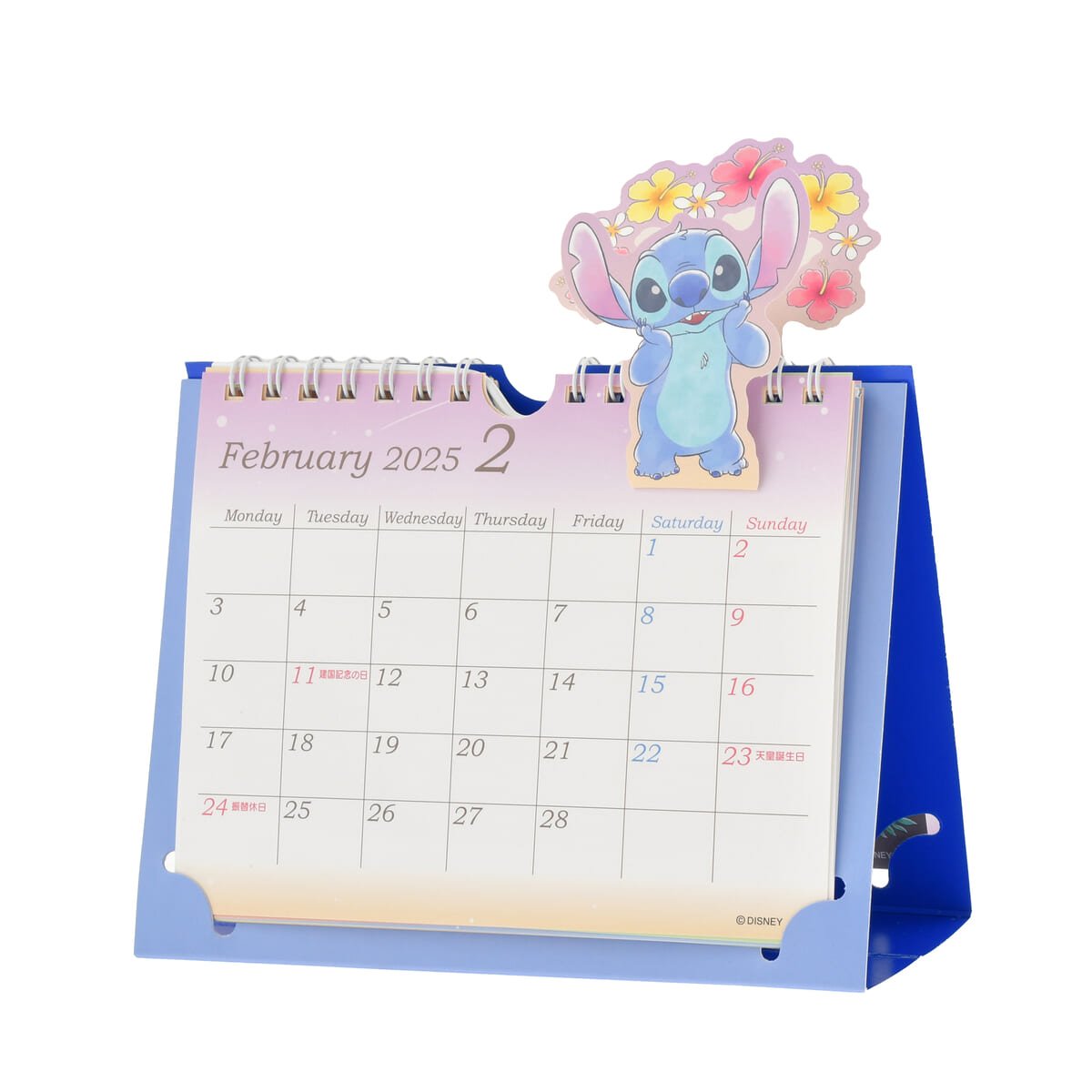 02スティッチ＆スクランプ 卓上カレンダー ポップアップ Calendar＆Organizer 2025