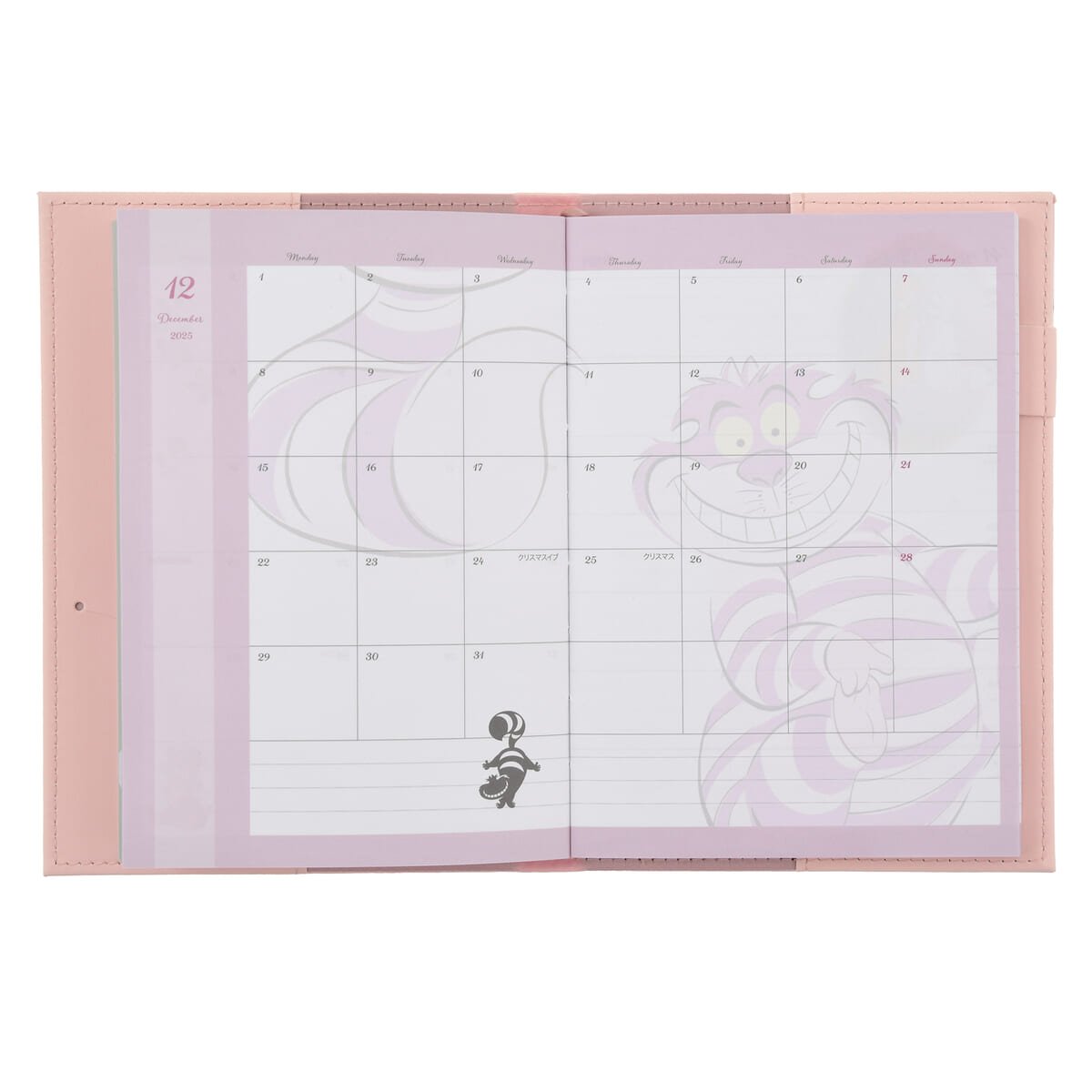 04ディズニーキャラクター 手帳・スケジュール帳 B6 Cute Cat Calendar＆Organizer 2025