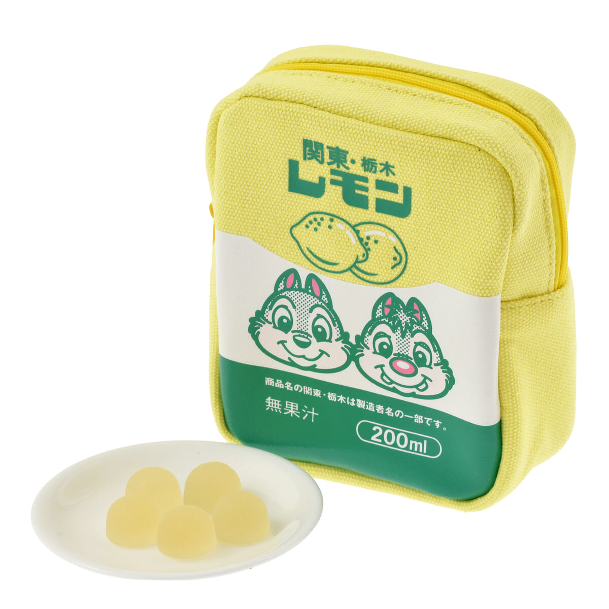 チップ＆デール グミ ポーチ入り 関東・栃木レモン LEMON