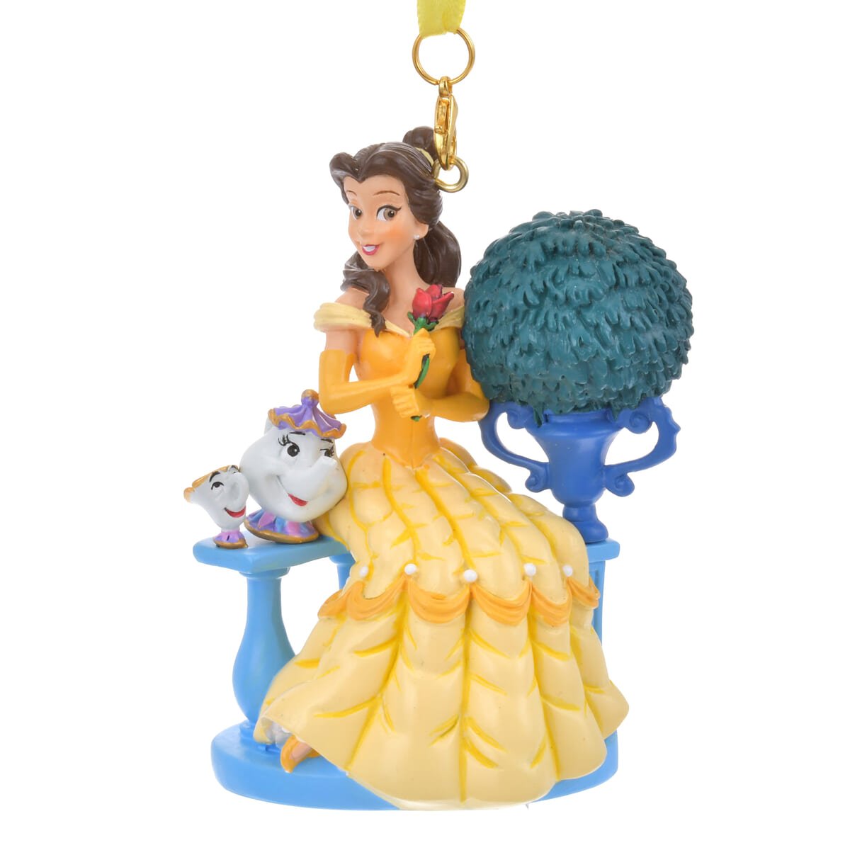 ベル、ポット夫人とチップ オーナメント Disney Ornament