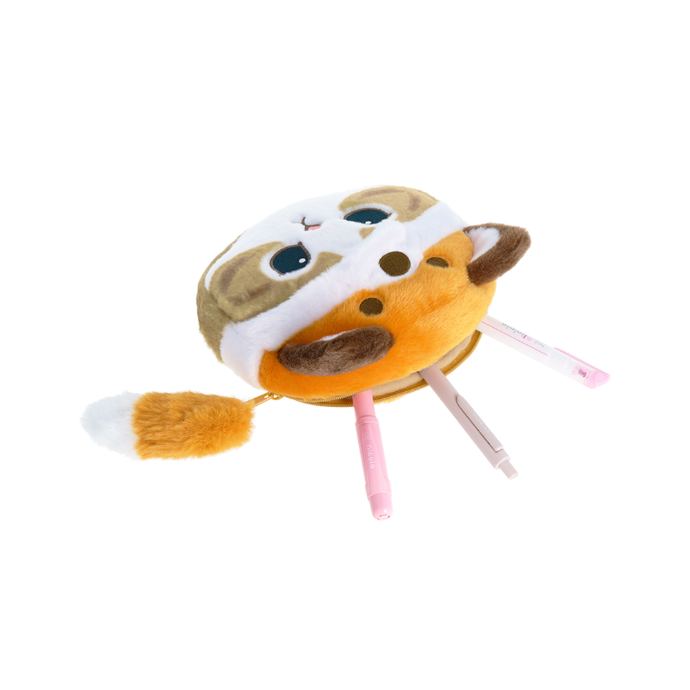 チャーム付ペンポーチ　きつねにゃん（使用イメージ）