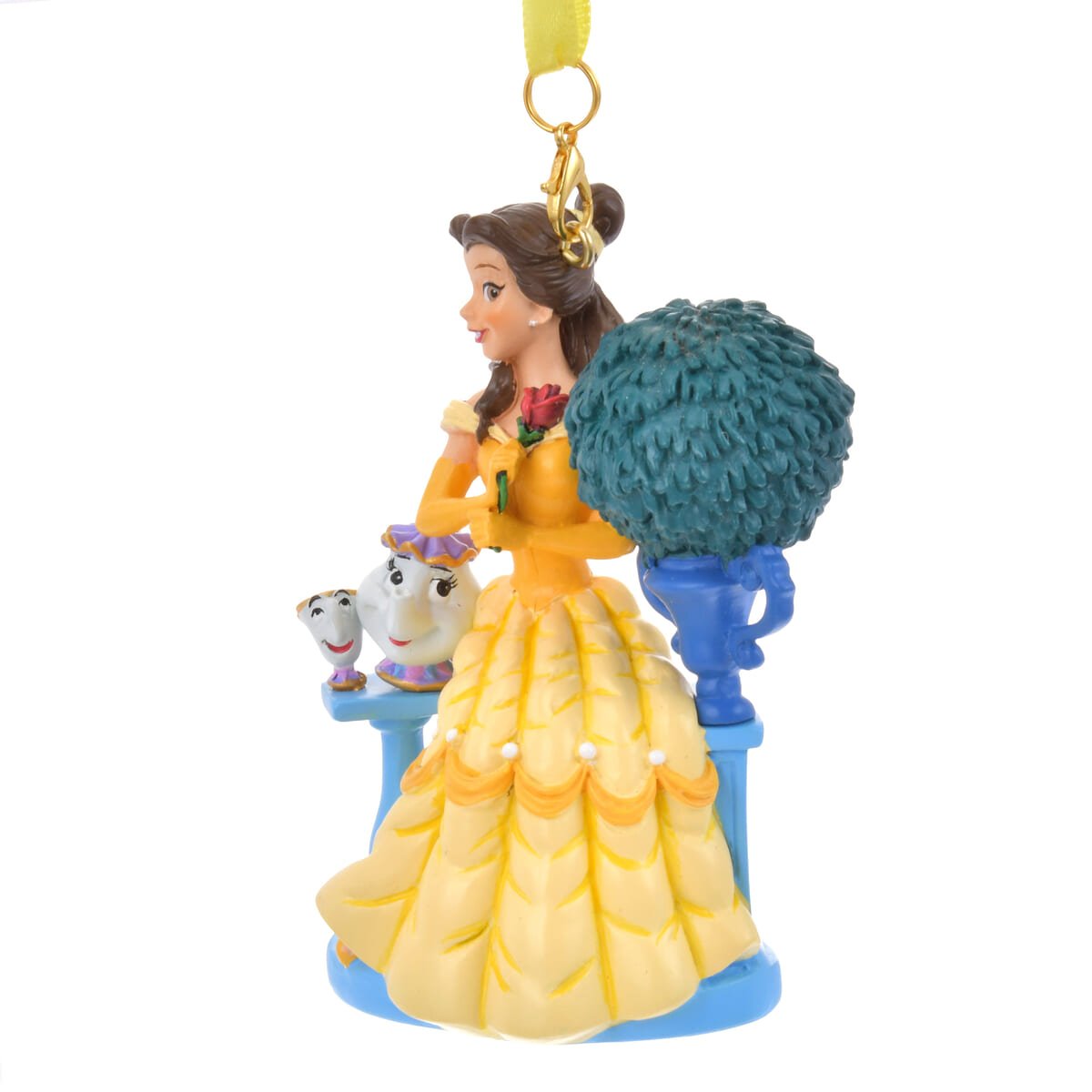 ベル、ポット夫人とチップ オーナメント Disney Ornament02