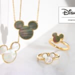 ケイウノ ディズニー「Mickey Mouse -Mother of Pearl-」ネックレス／リング