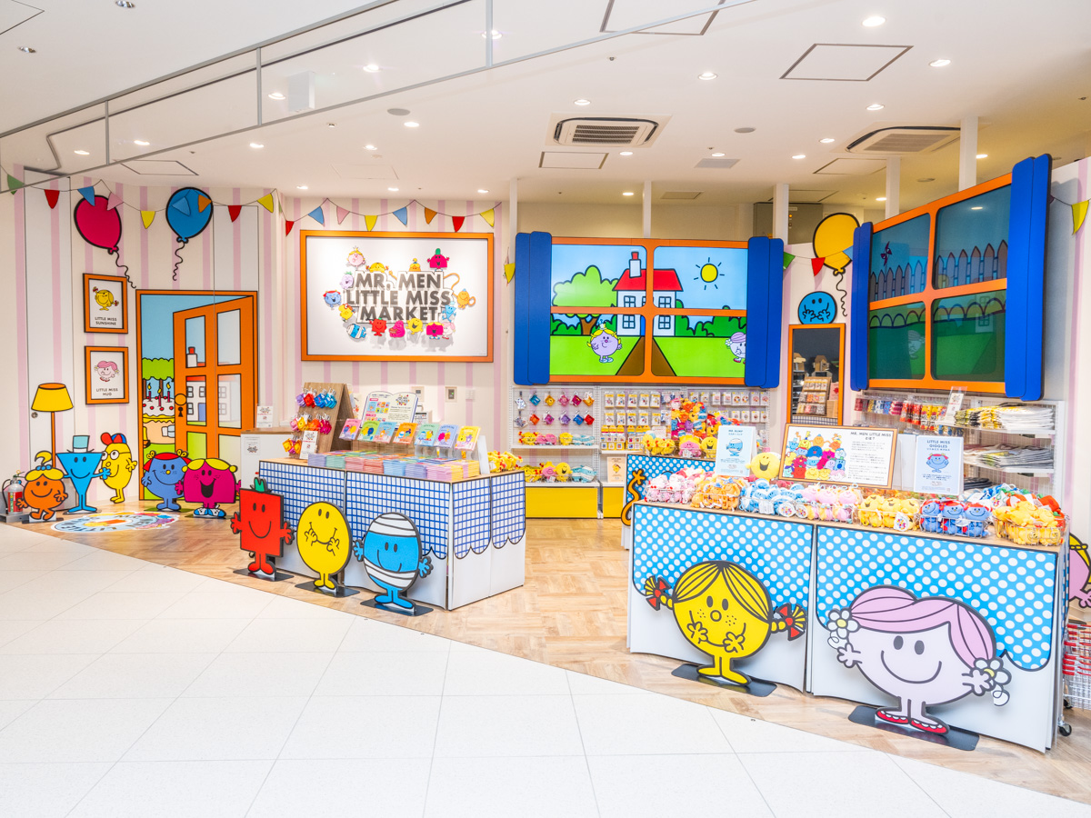 サンリオ Shibuya Sakura Stage「MR. MEN LITTLE MISS MARKET」撮影