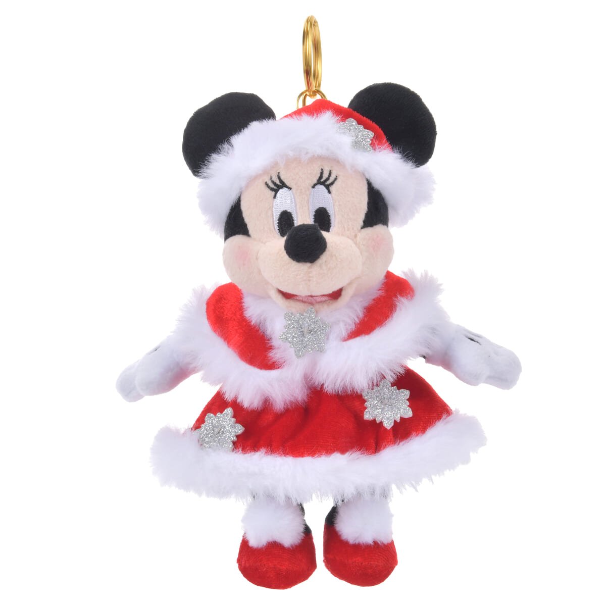 ミニー ぬいぐるみキーホルダー・キーチェーン DISNEY CHRISTMAS