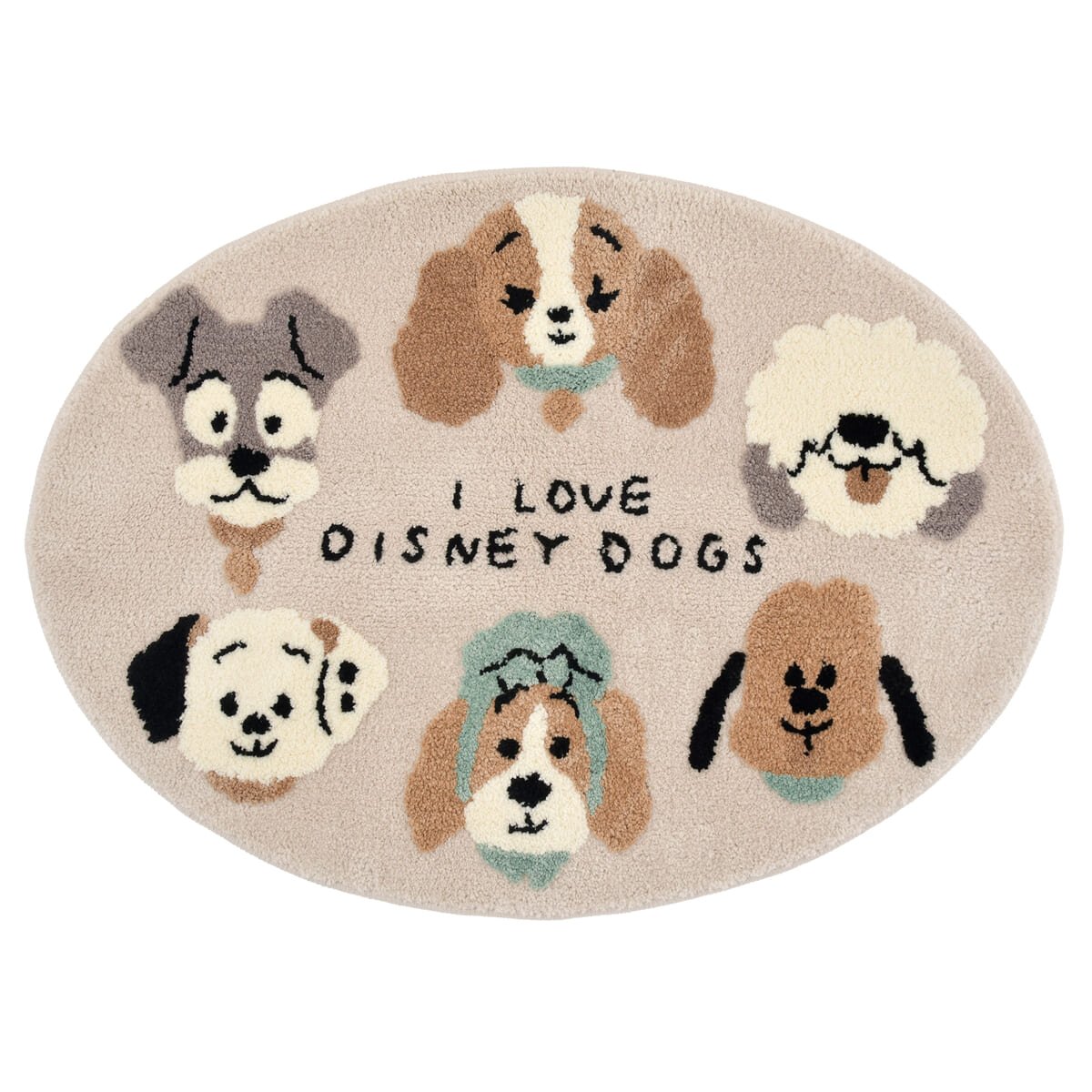 ディズニーキャラクター マット I LOVE DISNEY DOGS