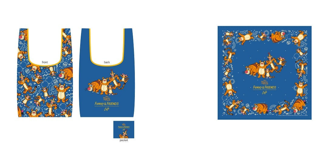 ＜TIGGERシリーズ＞エコバッグ、バンダナハンカチ