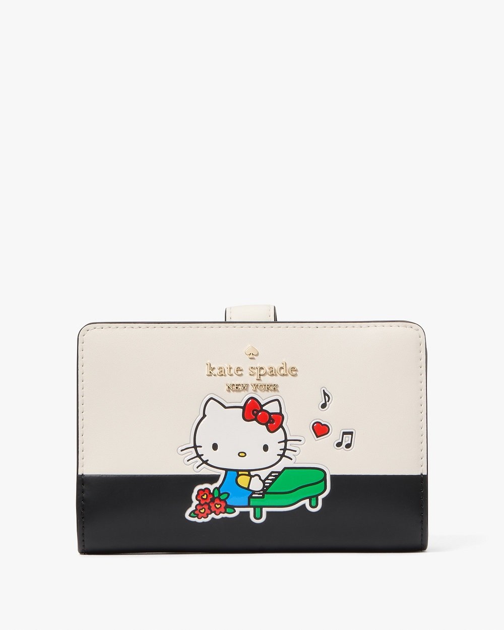 HELLO KITTY x kate spade new york medium compact bifold wallet