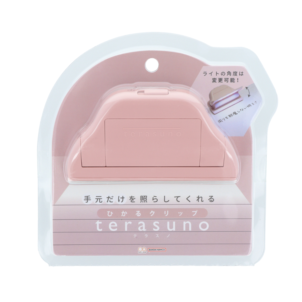 サンスター文具「ひかるクリップ terasuno（テラスノ）」ピンク1