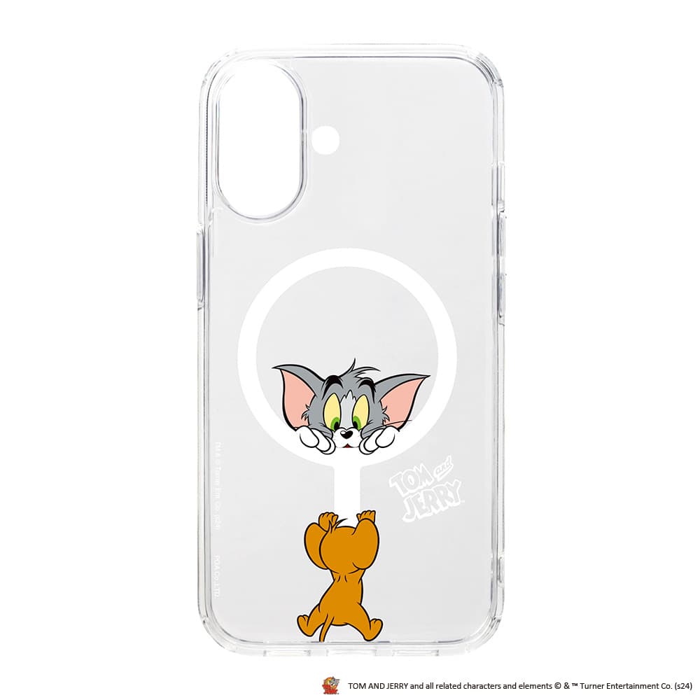 iPhone16用 ハイブリッドケース（トムとジェリー）
