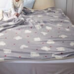 大きめサイズのマイクロファイバー毛布