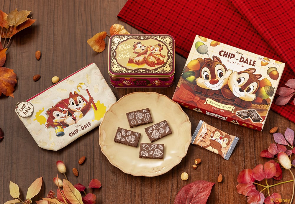 Disney SWEETS COLLECTION by 東京ばな奈「チップ＆デール／ナッティショコラサンド」