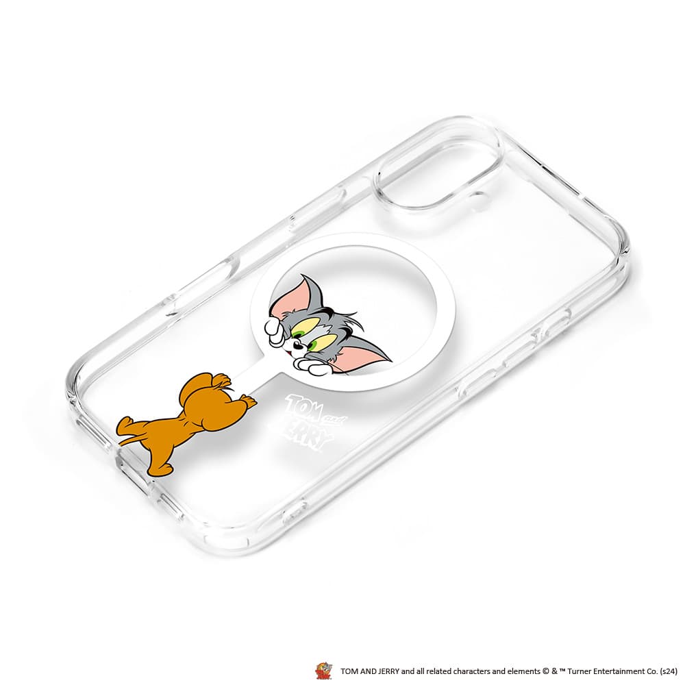 iPhone16用 ハイブリッドケース（トムとジェリー）全体