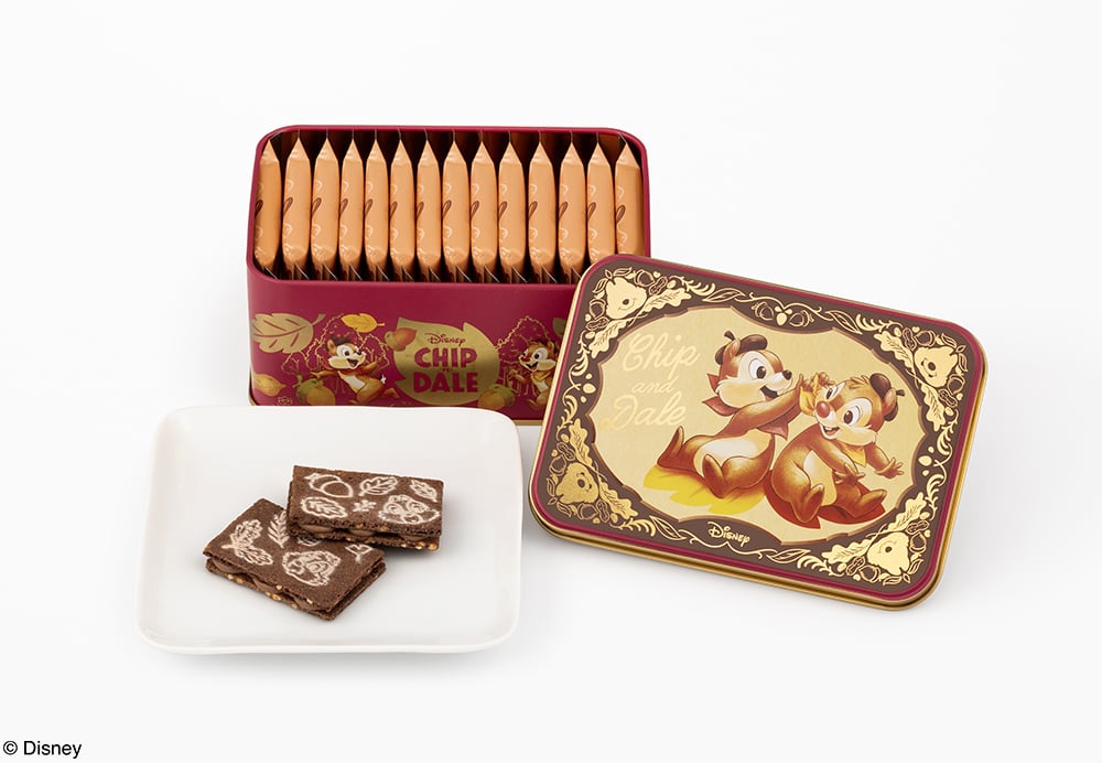 Disney SWEETS COLLECTION by 東京ばな奈「チップ＆デール／ナッティショコラサンド」14枚入