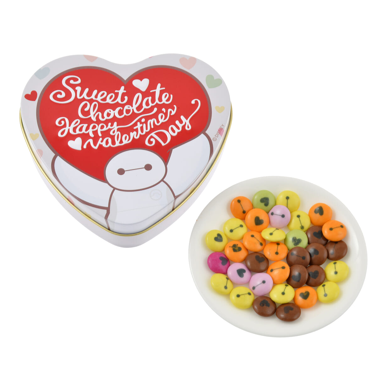 ベイマックス チョコレート 缶入り BAYMAX HEART VALENTINE