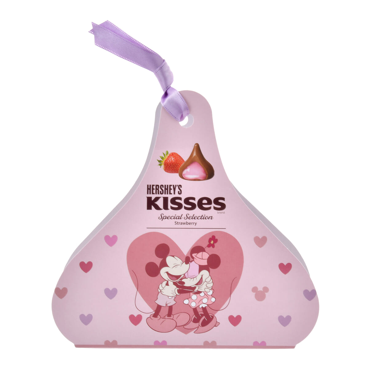 【HERSHEY’S】ミッキー＆ミニー チョコレート キスチョコレート ストロベリー味 HEART VALENTINE