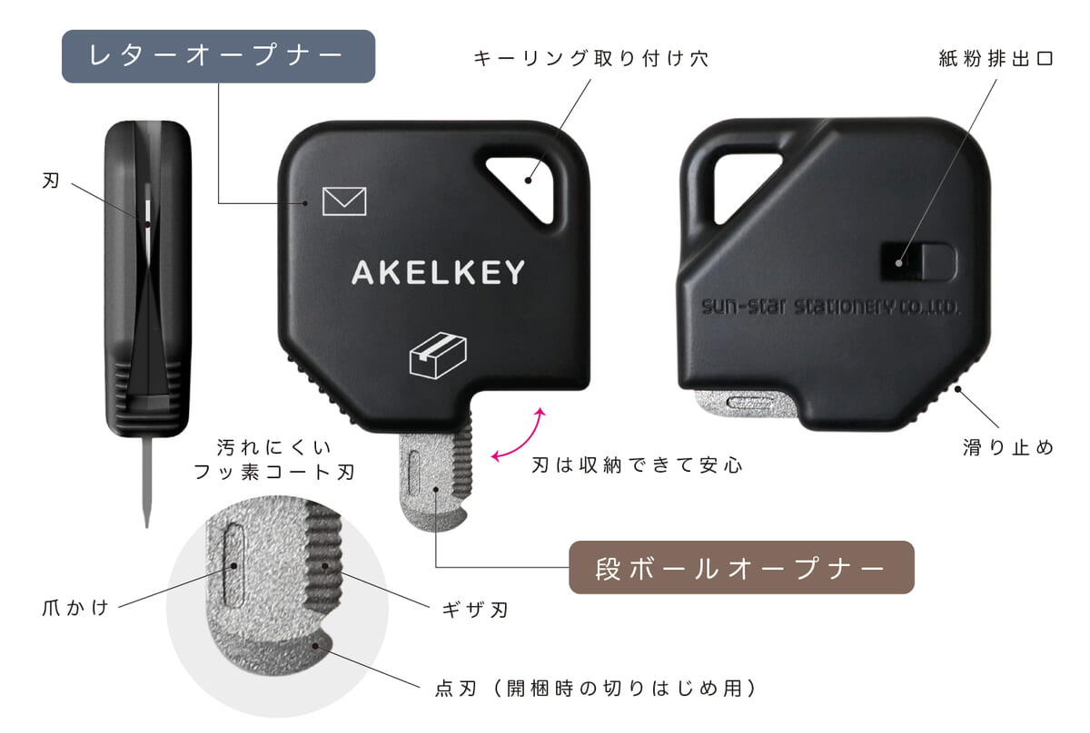 AKELKEY（刃をしまえる設計）