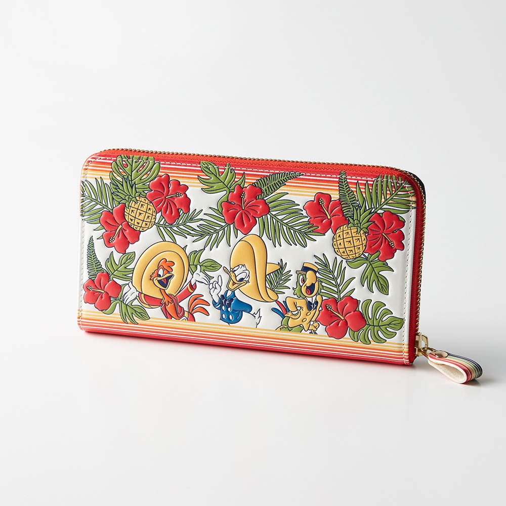 浅草文庫本革長財布　三人の騎士