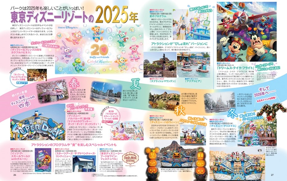 ディズニーファン2月号　ディズニーリゾートの2025年