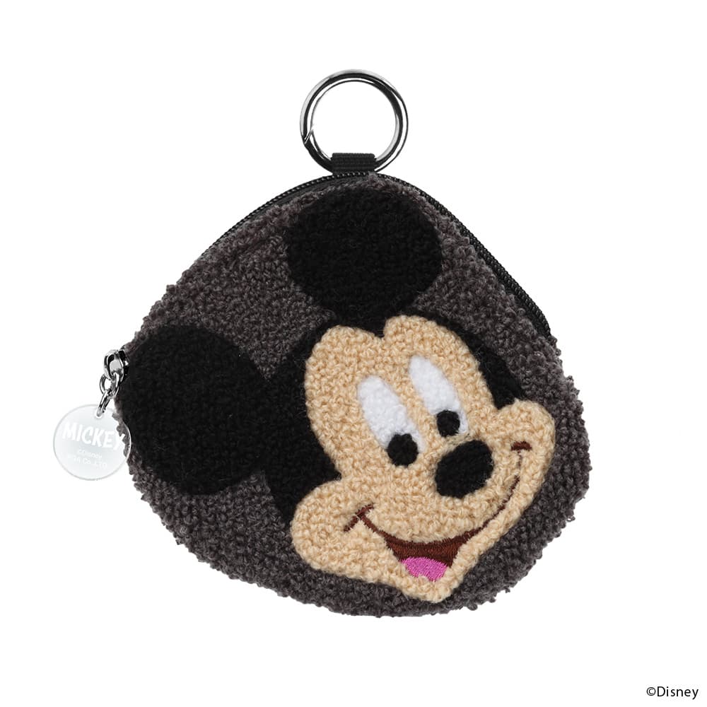 サガラ刺繍デジタルガジェットポーチ　ミッキー