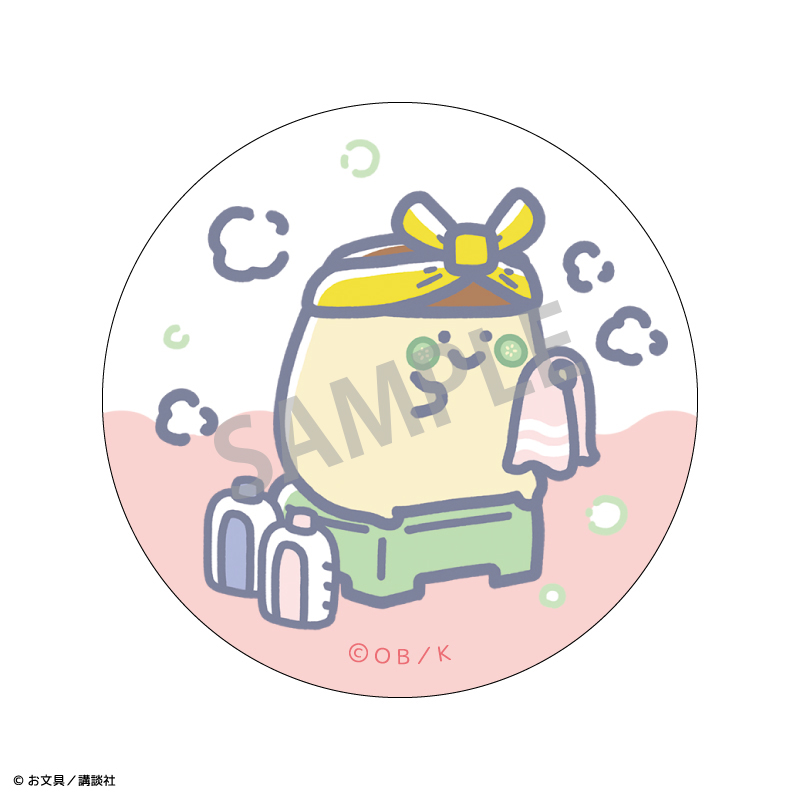 缶バッジプリンさん
