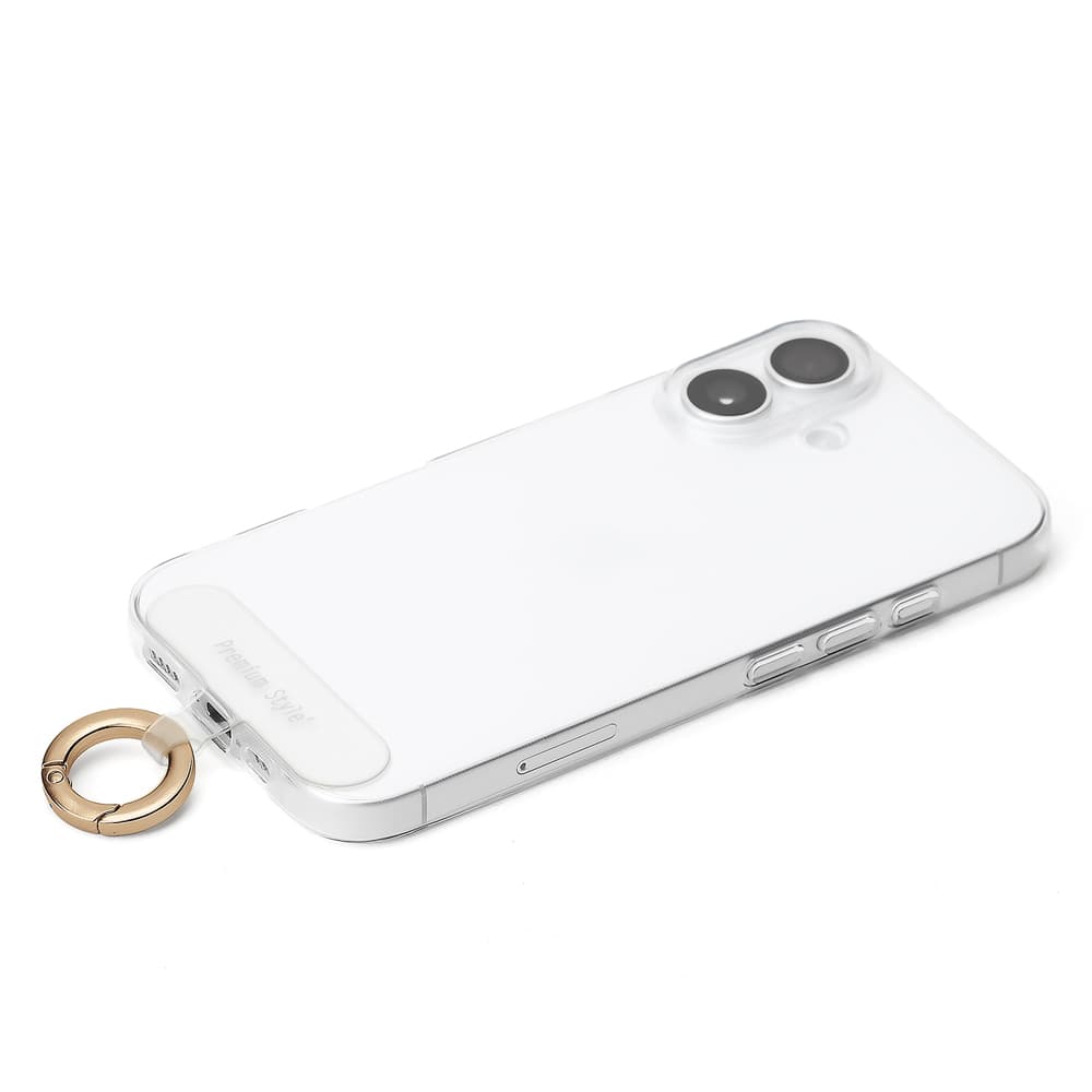 PGA「Premium Style」カラビナリング付きストラップホルダー　ゴールド-3