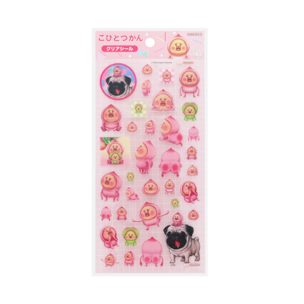 サンスター文具『こびとづかん』グッズ　クリアシールA-1