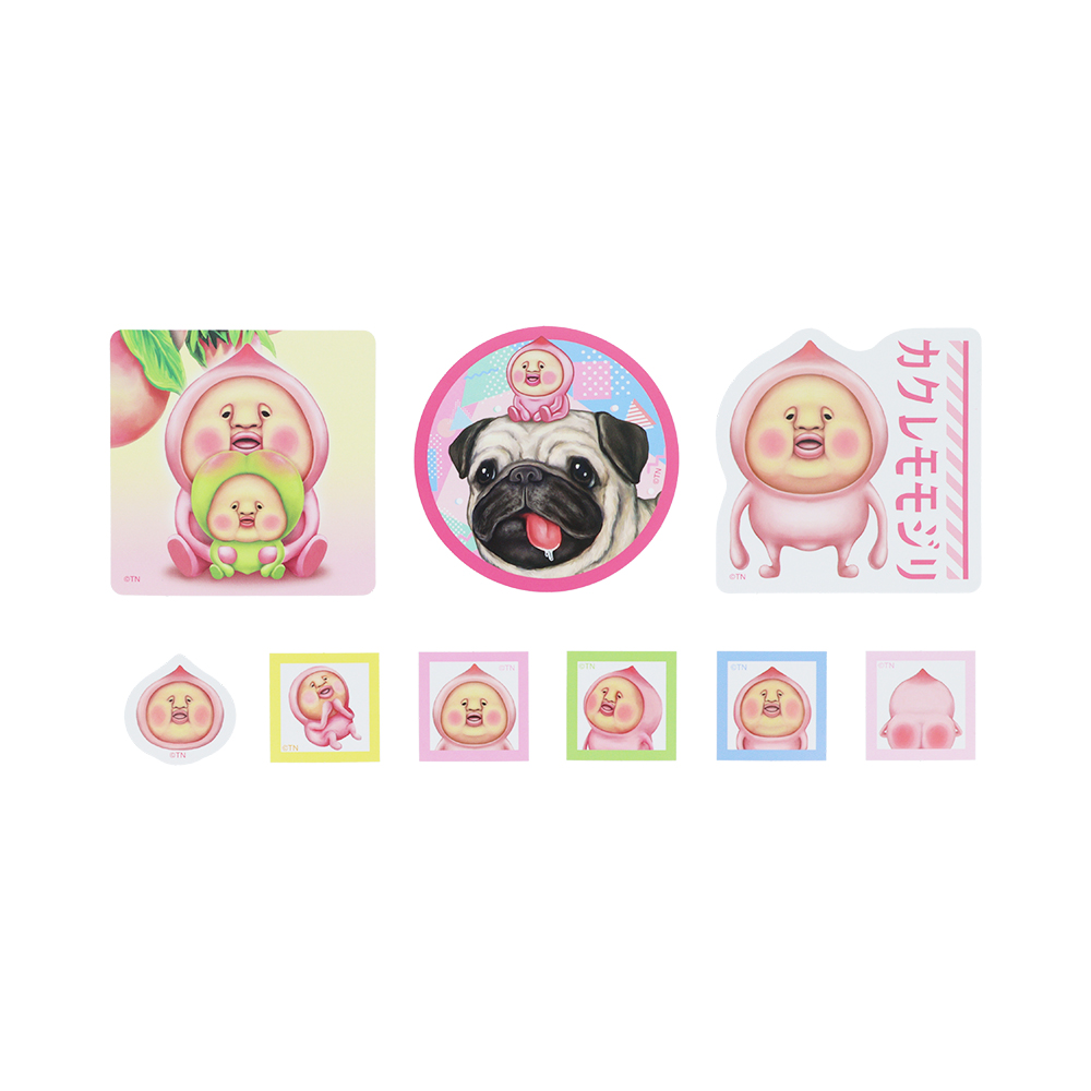 サンスター文具『こびとづかん』グッズ　ピースシールA-2