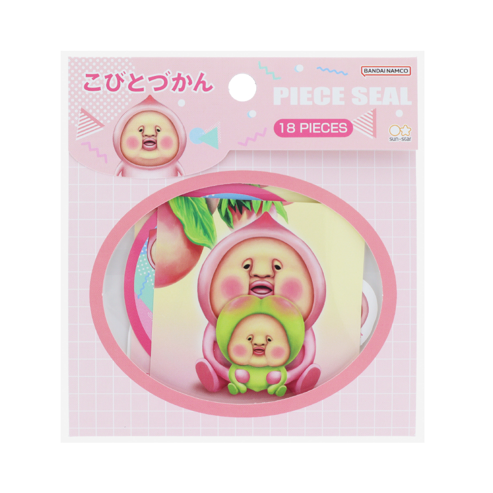 サンスター文具『こびとづかん』グッズ　ピースシールA-1
