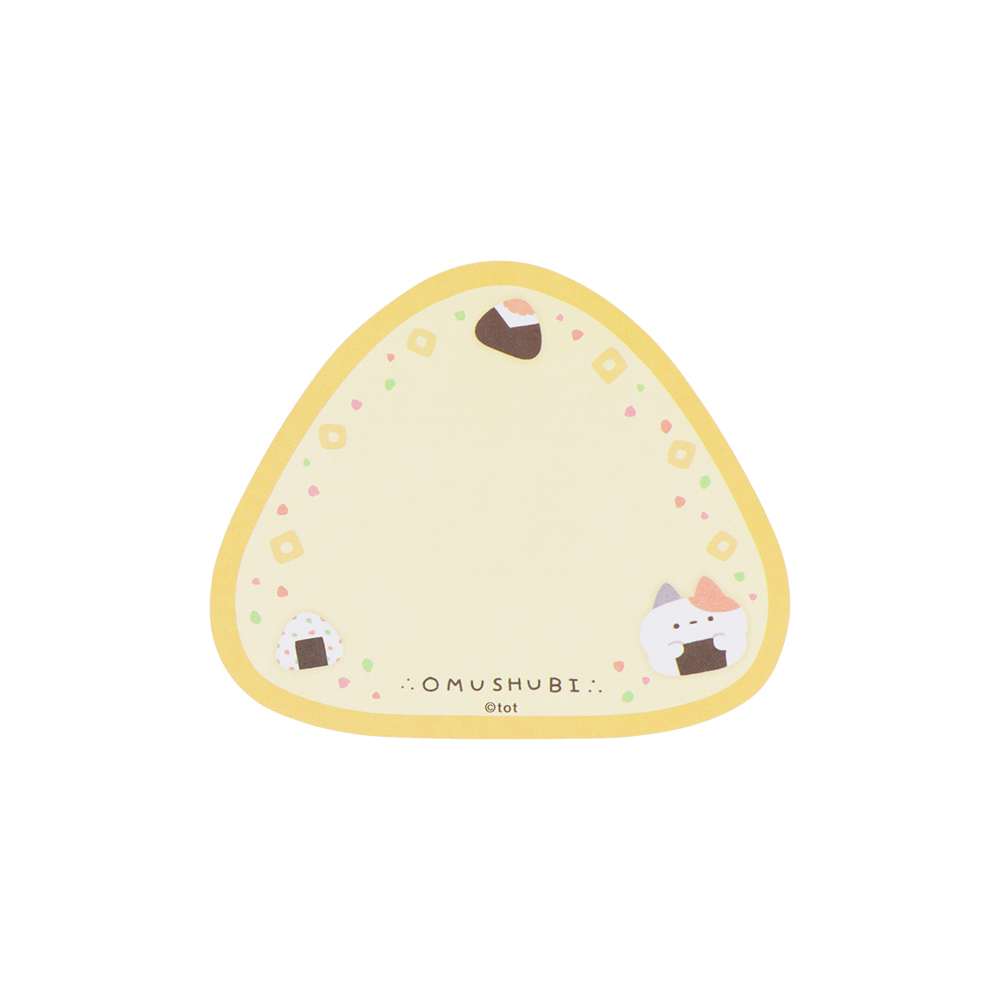 ダイカット付箋　おむすび（内容）