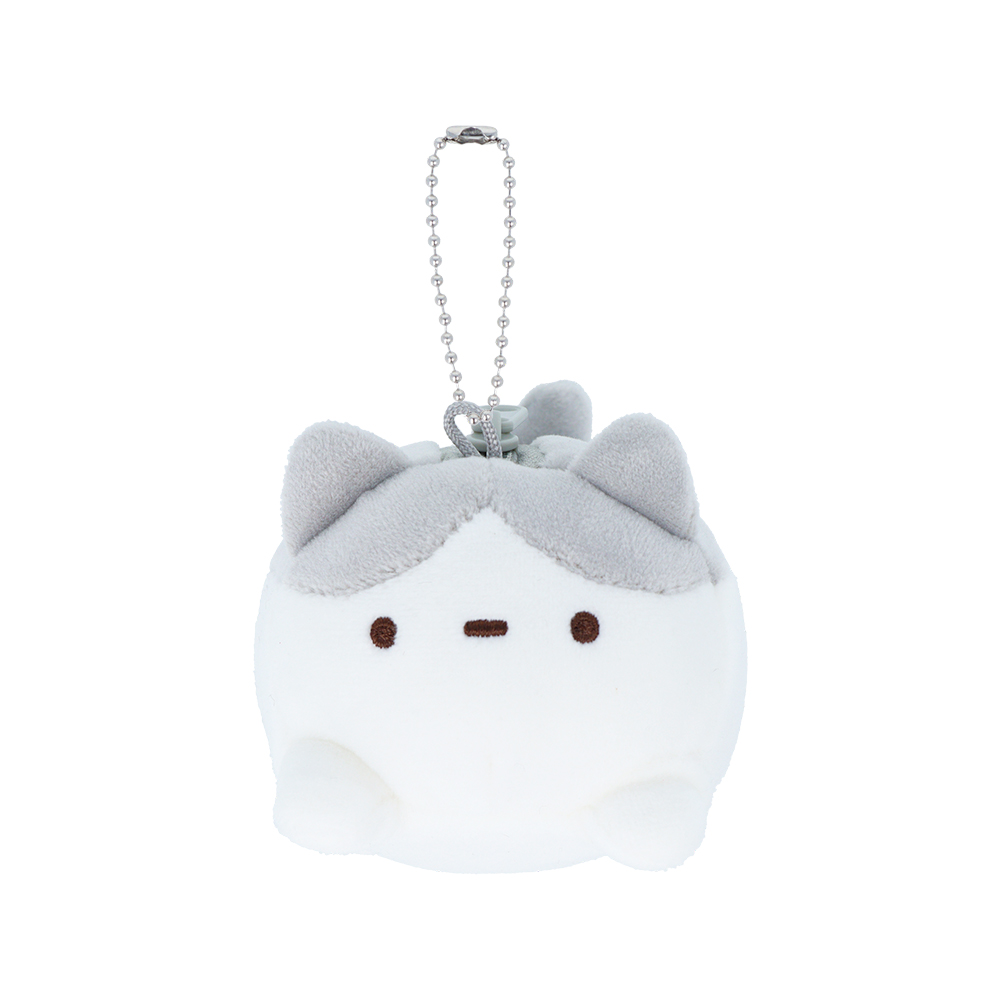 ぬいぐるみキーホルダー　ハチワレ