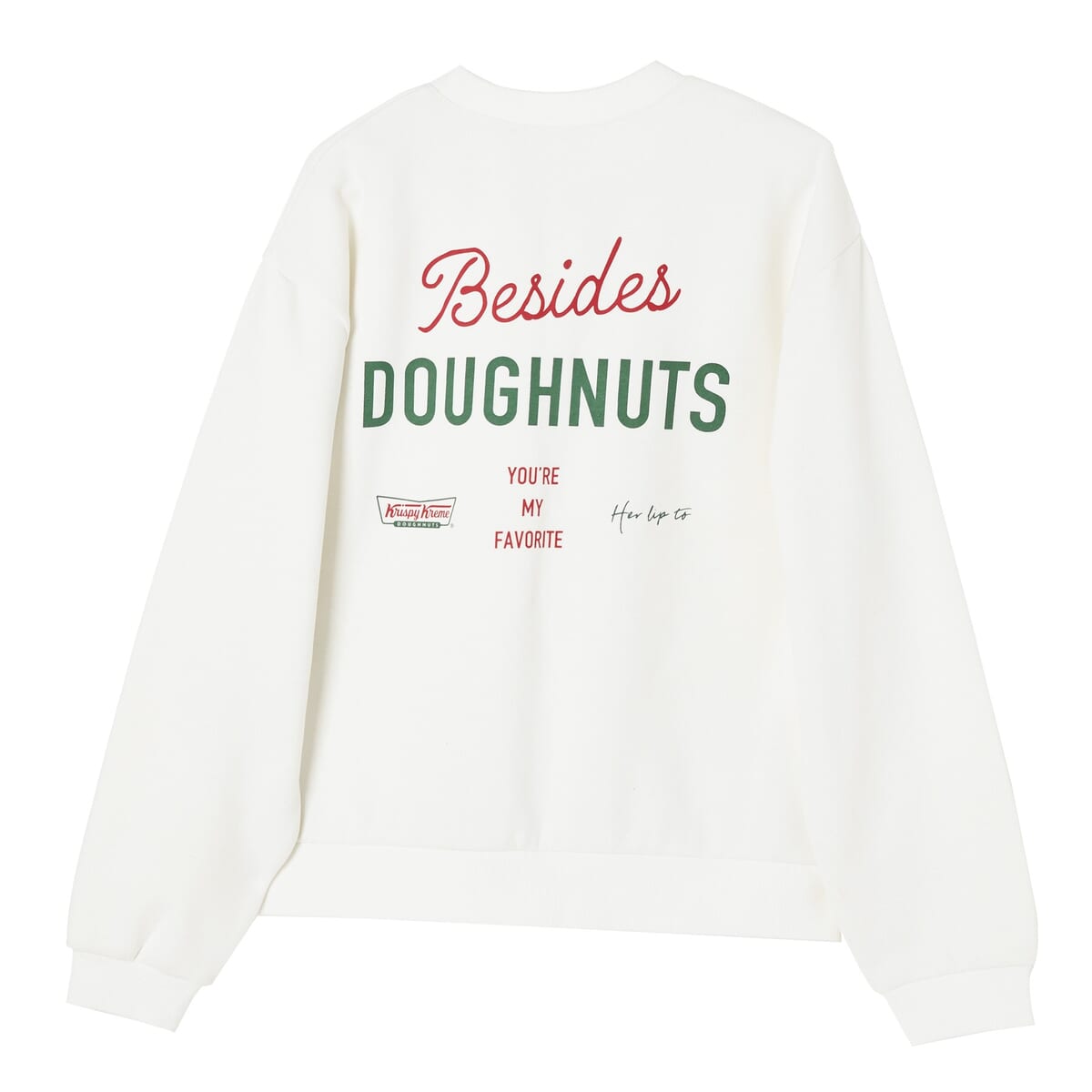 Krispy Kreme Doughnuts × Her lip to Sweat（スウェット）うしろ