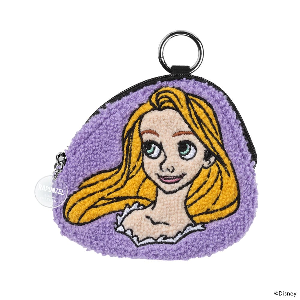 サガラ刺繍デジタルガジェットポーチ　ラプンツェル