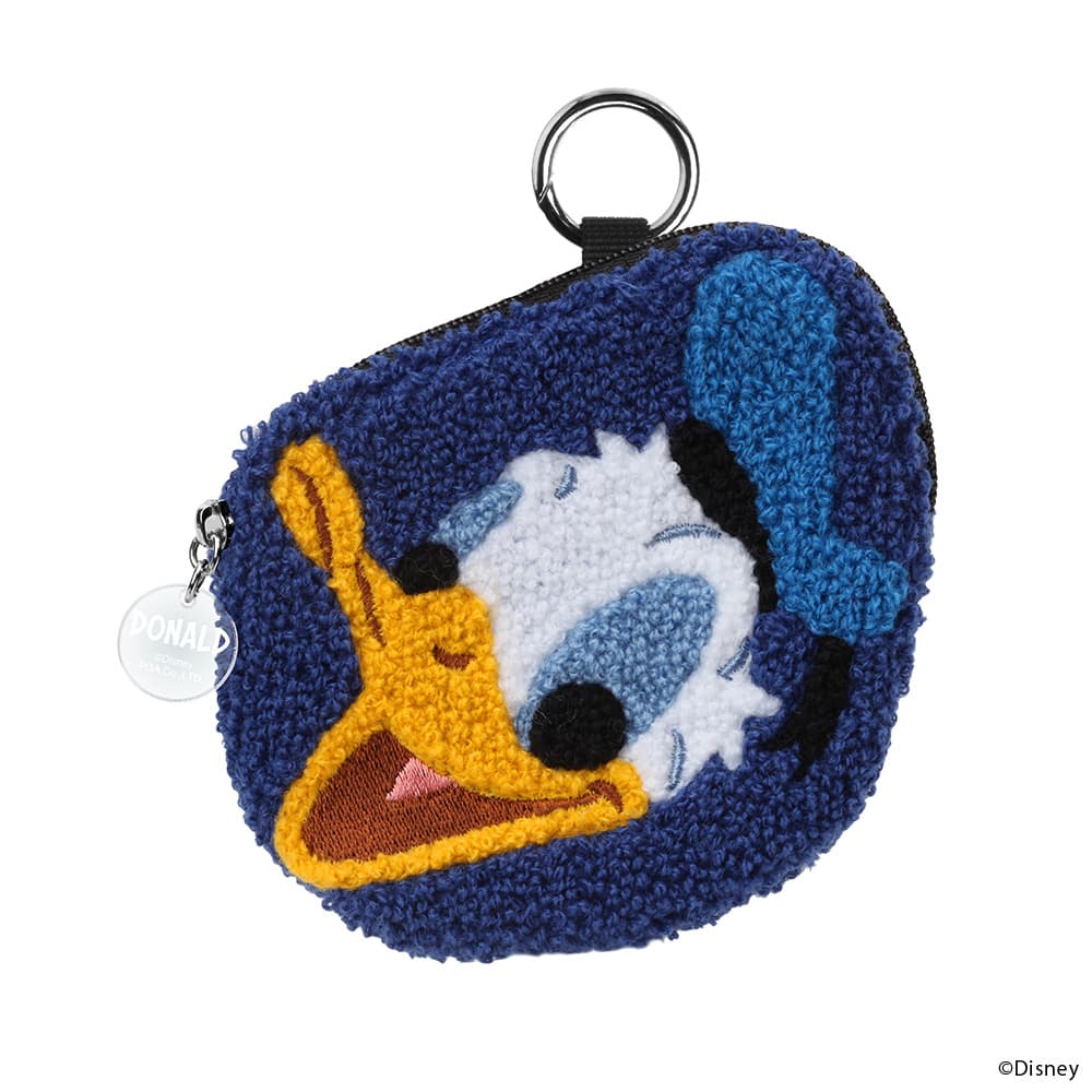 サガラ刺繍デジタルガジェットポーチ　ドナルド