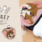 PGA『トムとジェリー』サガラ刺繍デジタルガジェットポーチ