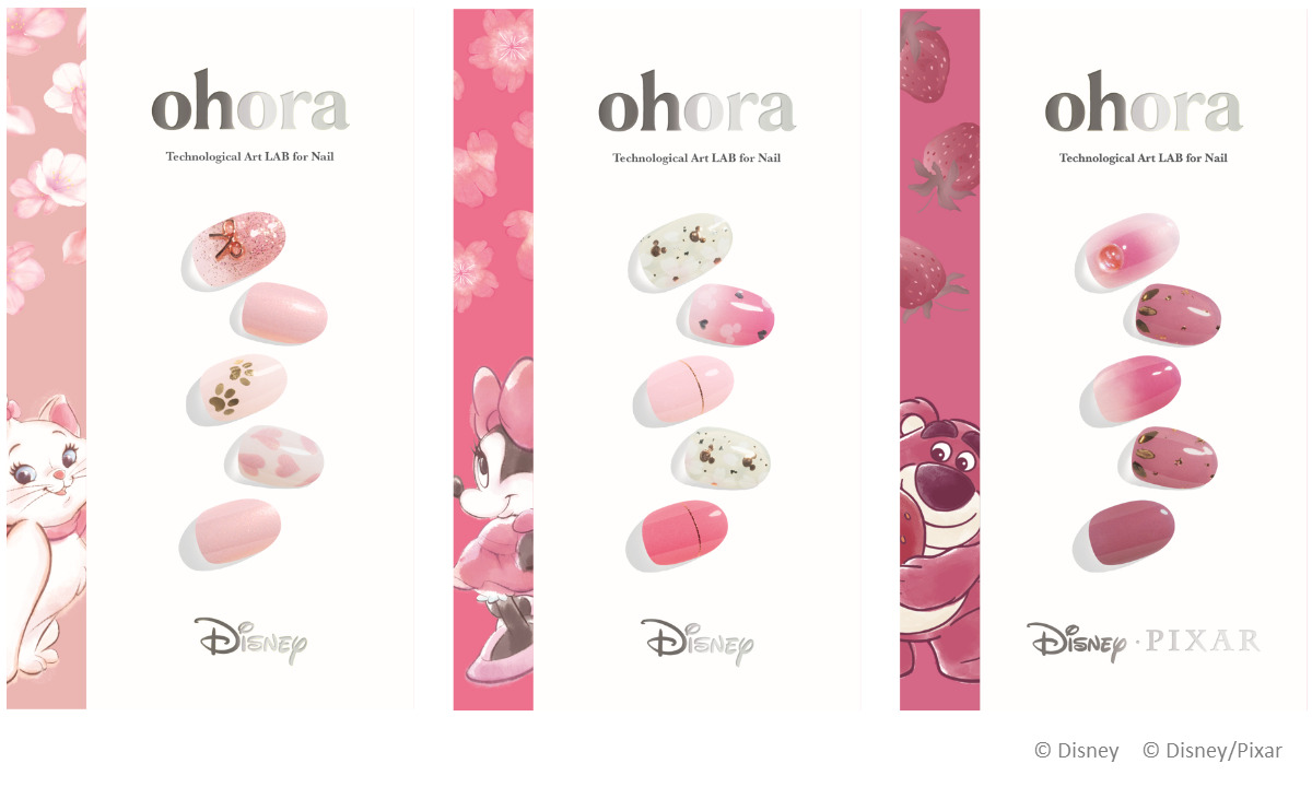 ディズニーストア「ohora」共同企画「桜デザイン」ネイル