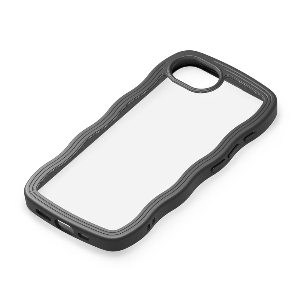 iPhone 16e用 ウェーブケース　ブラック