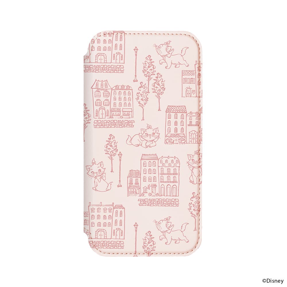 iPhone 16e用 ガラスフリップケース（ディズニーマリー）外観