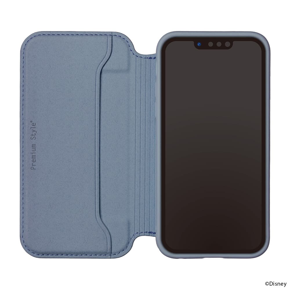 iPhone 16e用 ガラスフリップケース（スティッチ）内側