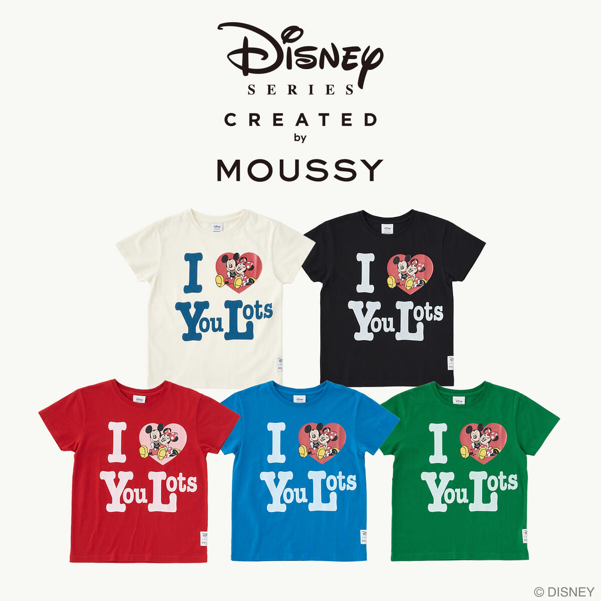 ＜Disney SERIES CREATEDby MOUSSY＞I LOVE MM TSJ