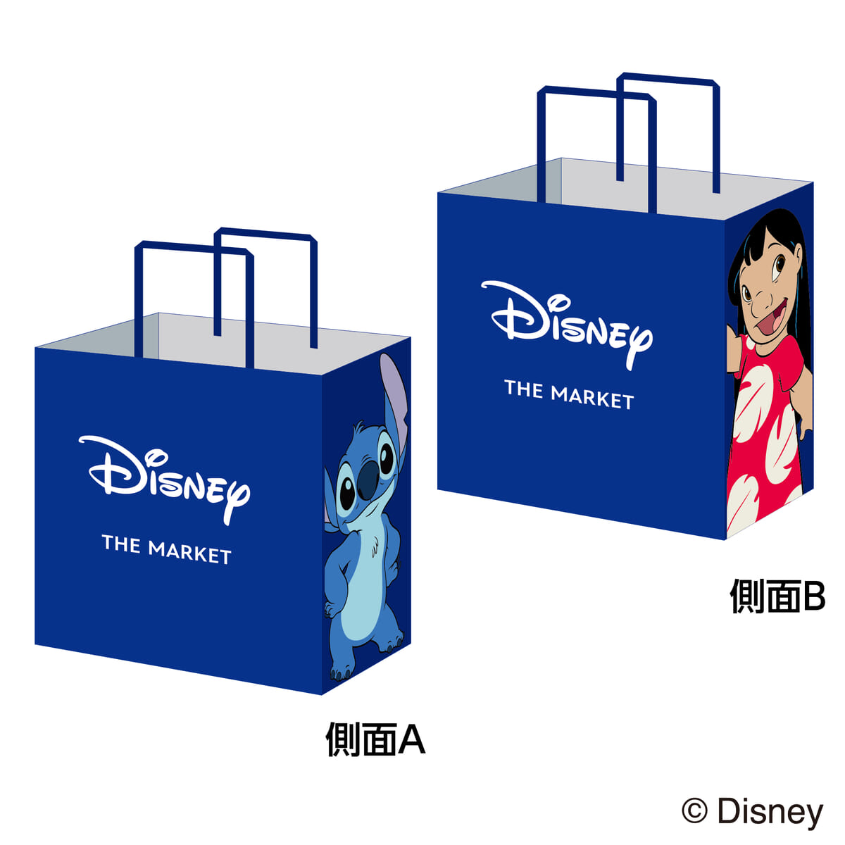 『Disney THE MARKET』限定デザイン ショッピングバッグ